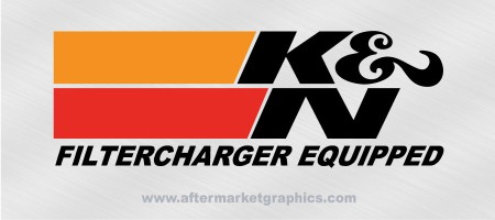 K&N Performance Filters Decals - Pair (2 pieces)